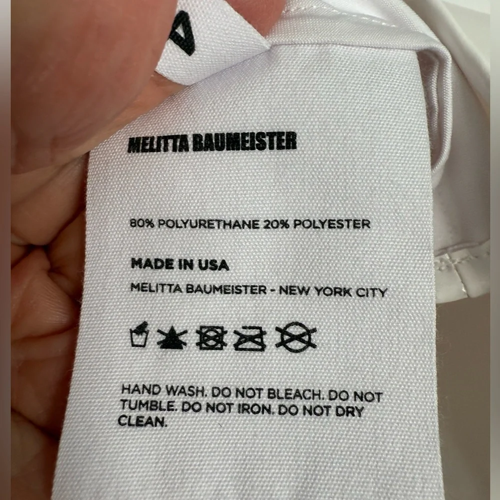 Melitta Baumeister Vinyl crop top - Picture 4 of 5